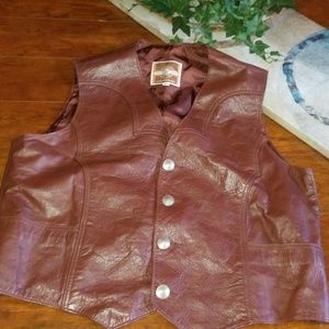 Pioneer wear leather vest size 46